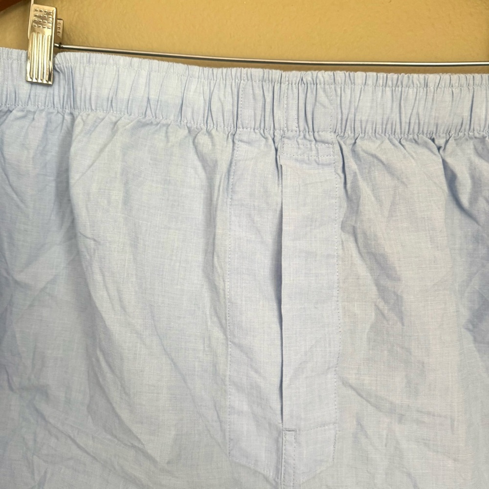 Lands’ End MENS Cotton Lightweight Pajama Shorts Blue Size 48 - Picture 3 of 6